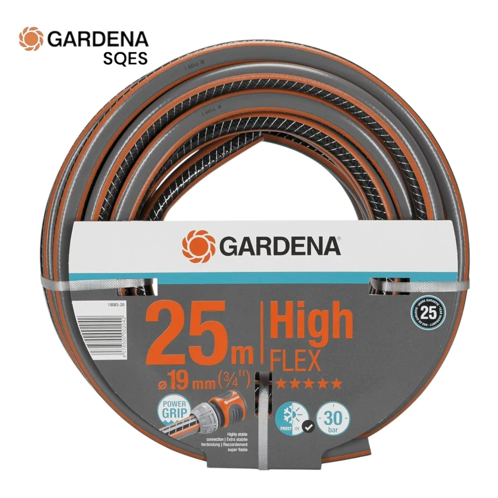 Collier de serrage Tuyau d'Arrosage Comfort HighFlex 19 mm (3/4") 25 m GARDENA