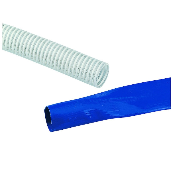 Kit tuyau motopompe R16 - Longueur du tuyau d'aspiration : 5 m - Longueur du tuyau de refoulement : 10 m - SDMO INDUS...