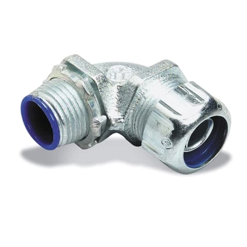 Thomas and Betts 5353 3/4 Liquid-Tight Flexible Iron Avec double paroi Metal Conduit Malleable 90 Connector