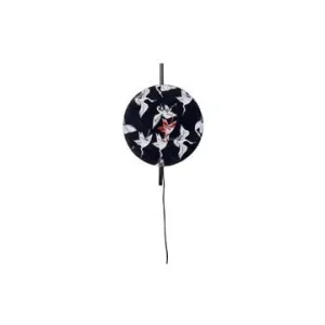 Applique en métal noir Jaylee Blanc pur Label - 52cm