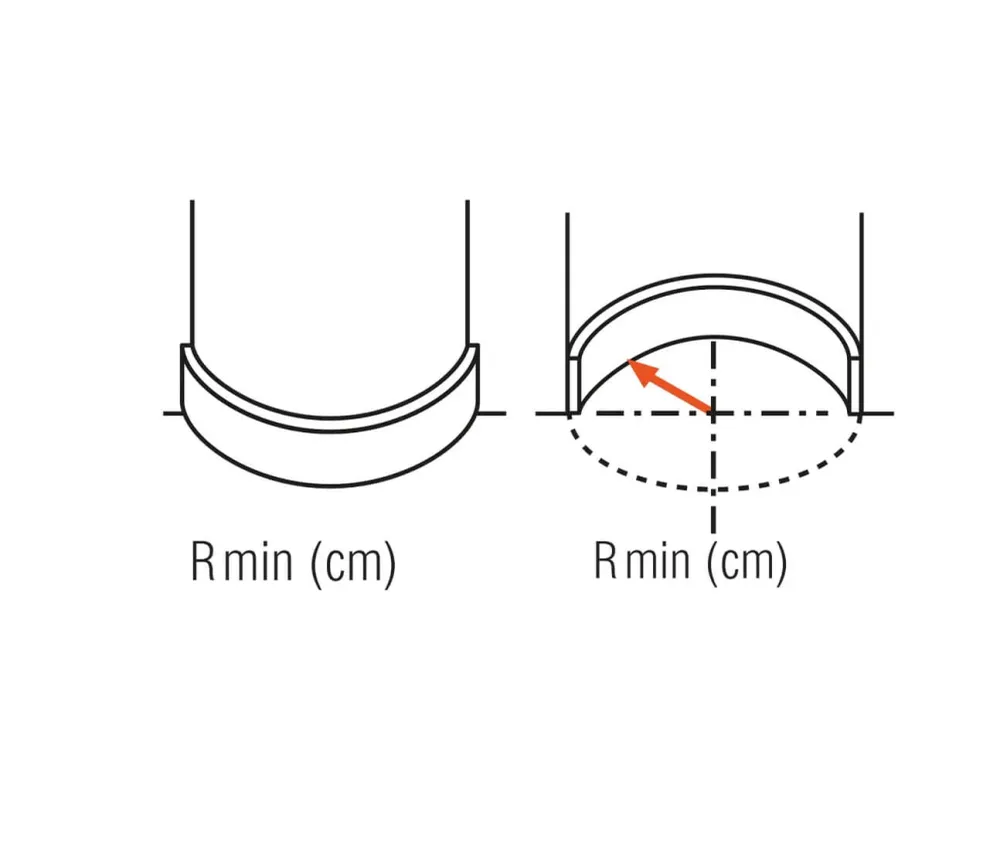 Polyvalent Wandleiste P9050F weiß | 13 x 25 x 2000 mm avec fixation invisible