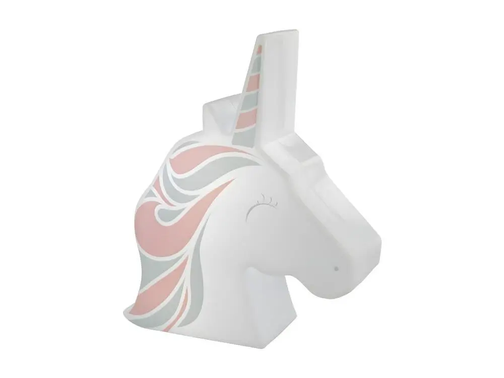 Veilleuse Projection Murale "Licorne" 16cm Blanc pour éclairage de lecture