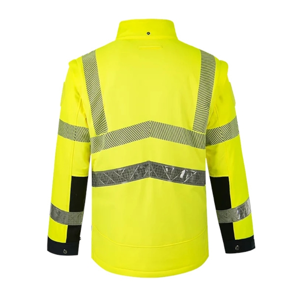 Blouson haute visibilité LUMINA 2 en 1 jaune/marine - 2XL - CODUPAL SAFETY