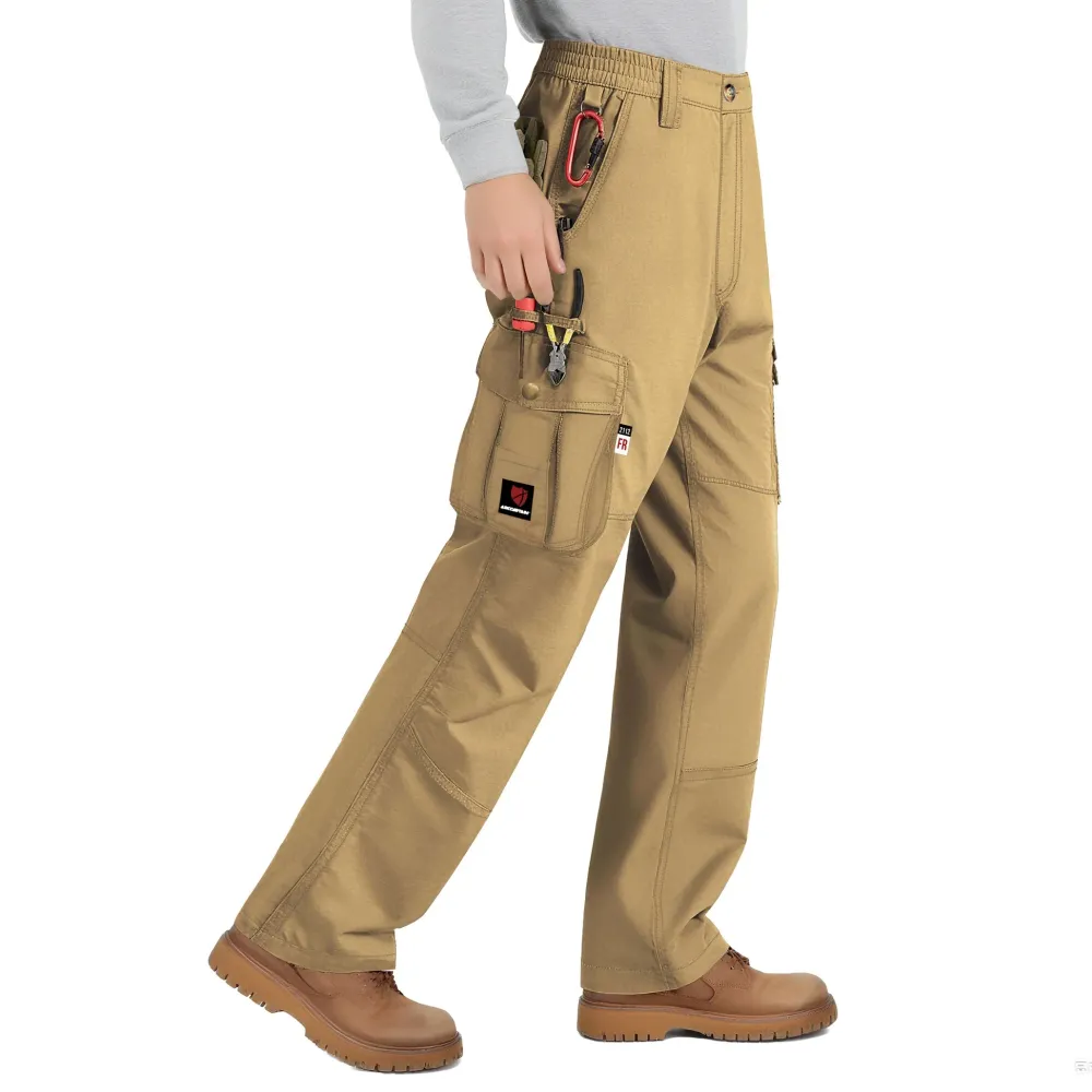 100% Cotton Flame Resistant Welding Pants Men