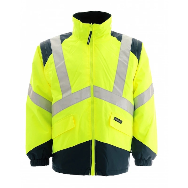 Blouson haute visibilité ELYSE 2 en 1 jaune/marine - L - CODUPAL SAFETY