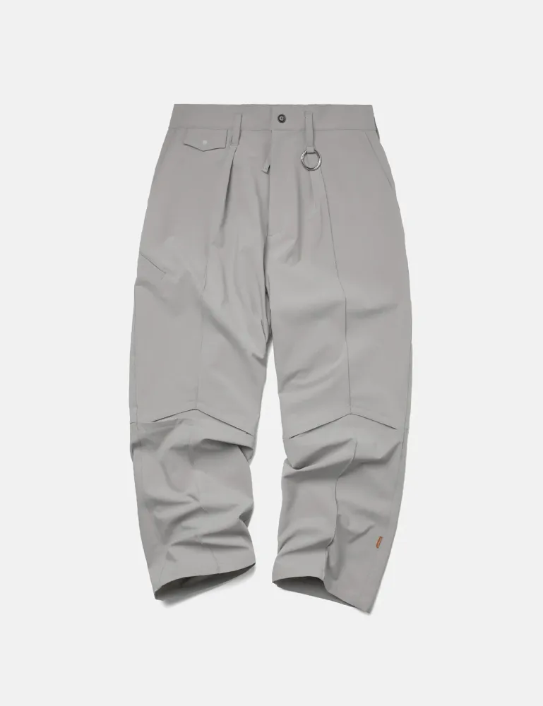 GOOPiMADE "KM-01" Pantalon Ajusté (Coupe Régulière) - Gris Manifeste