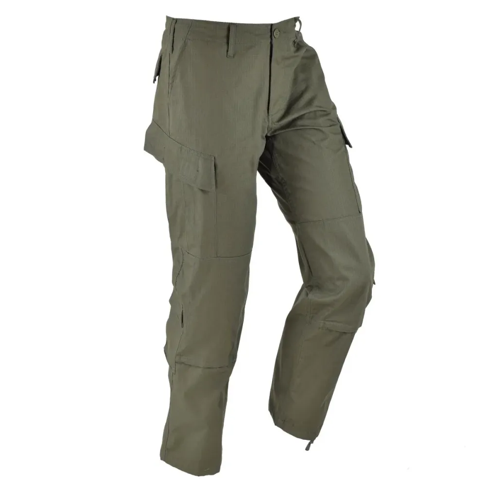 Pantalon cargo ripstop de style armée américaine de marque Mil-Tec, couleur olive