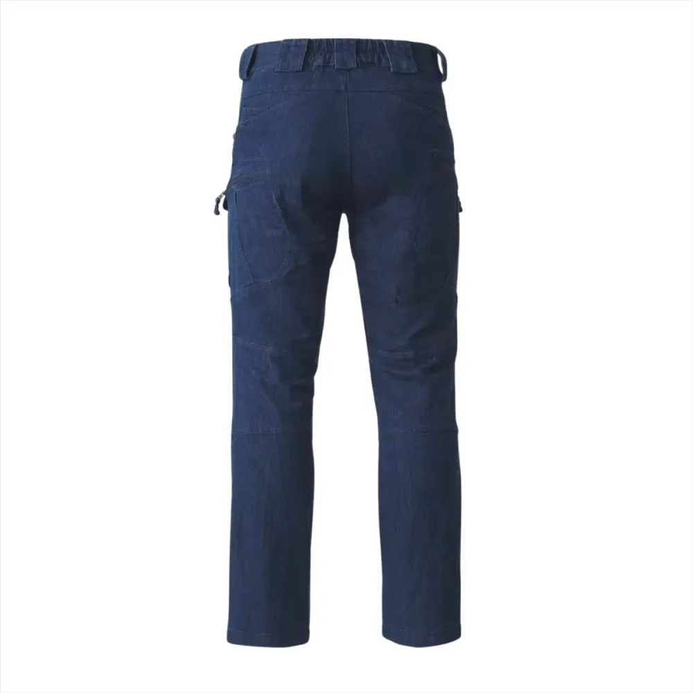 Pantalon tactique Helikon-Tex UTP en denim extensible, renfort aux genoux, diverses poches