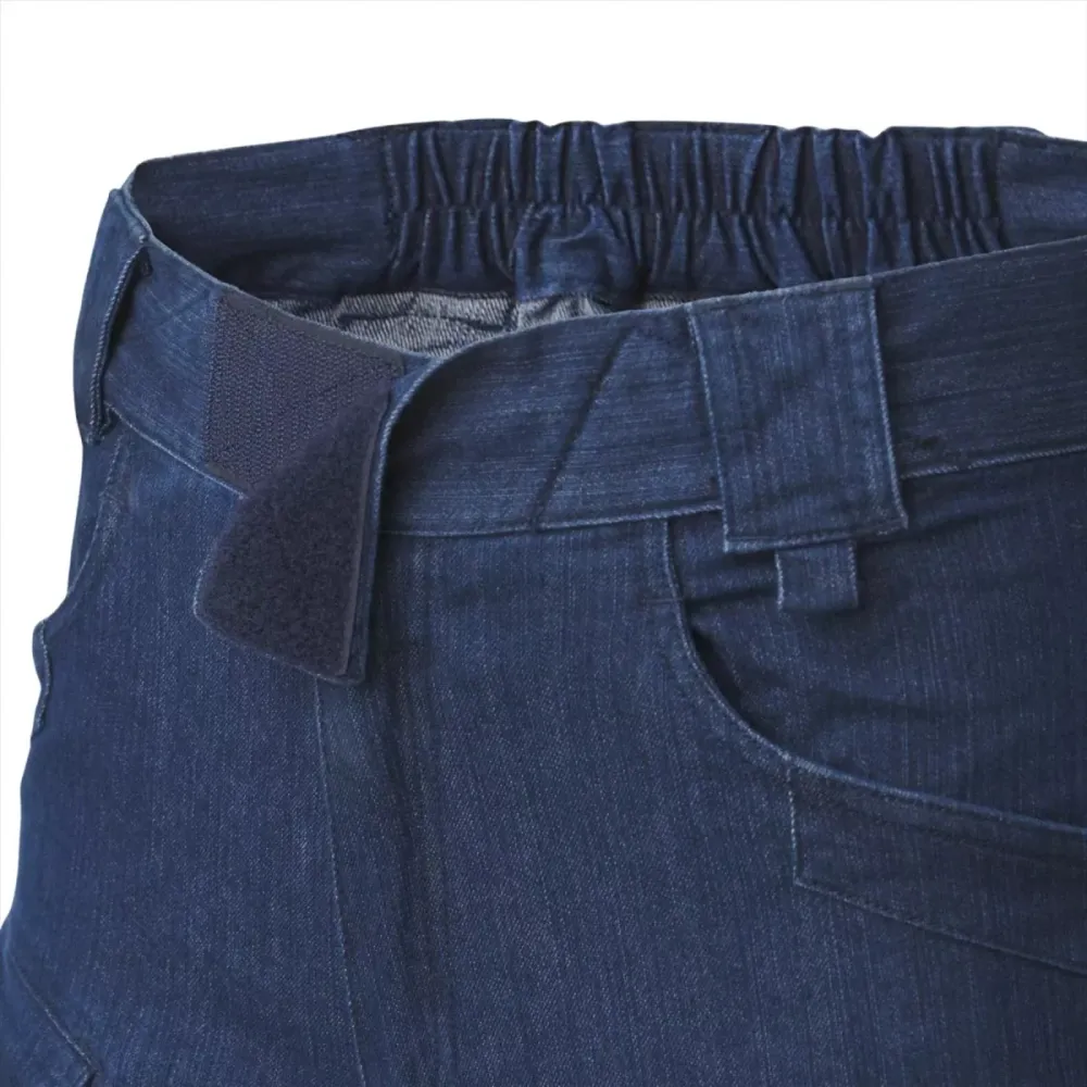 Pantalon tactique Helikon-Tex UTP en denim extensible, renfort aux genoux, diverses poches