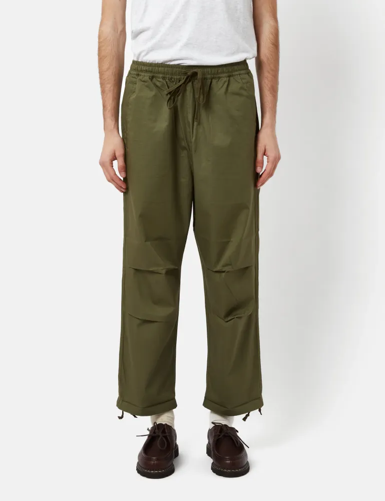 Universal Works Pantalon Parachute vaste - Vert Olive