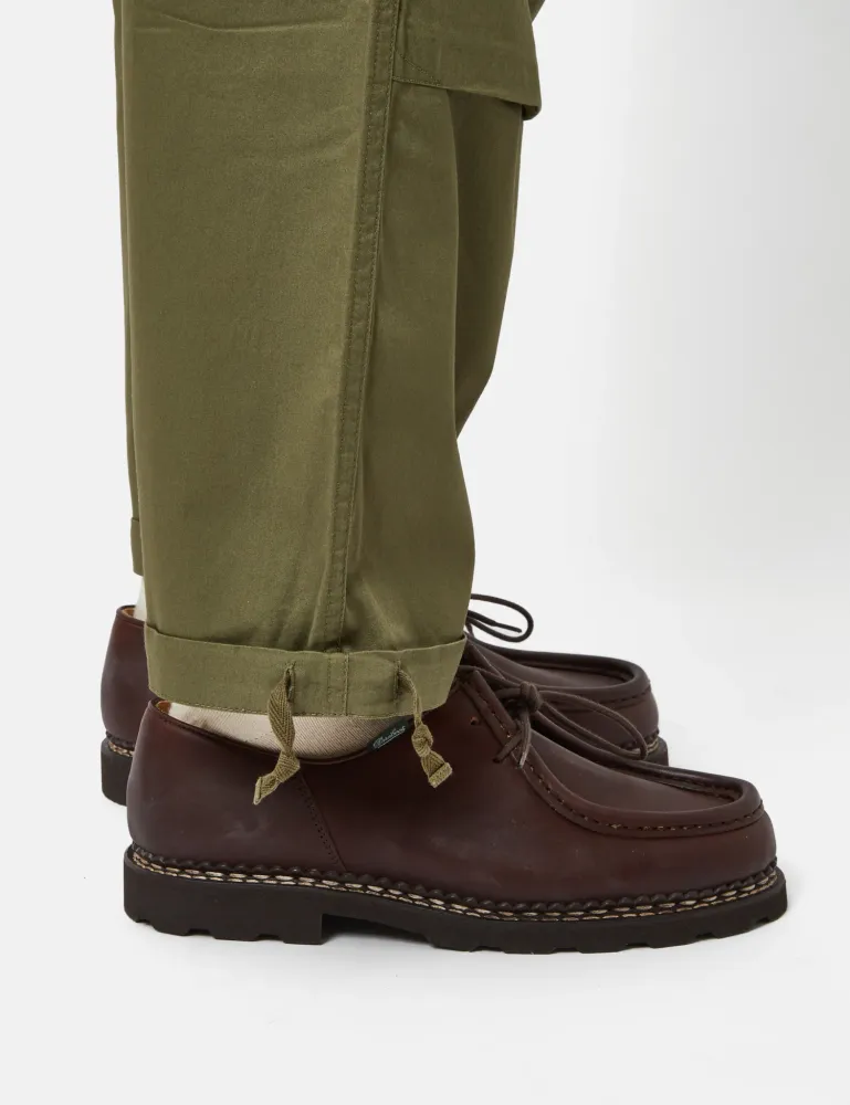 Universal Works Pantalon Parachute vaste - Vert Olive