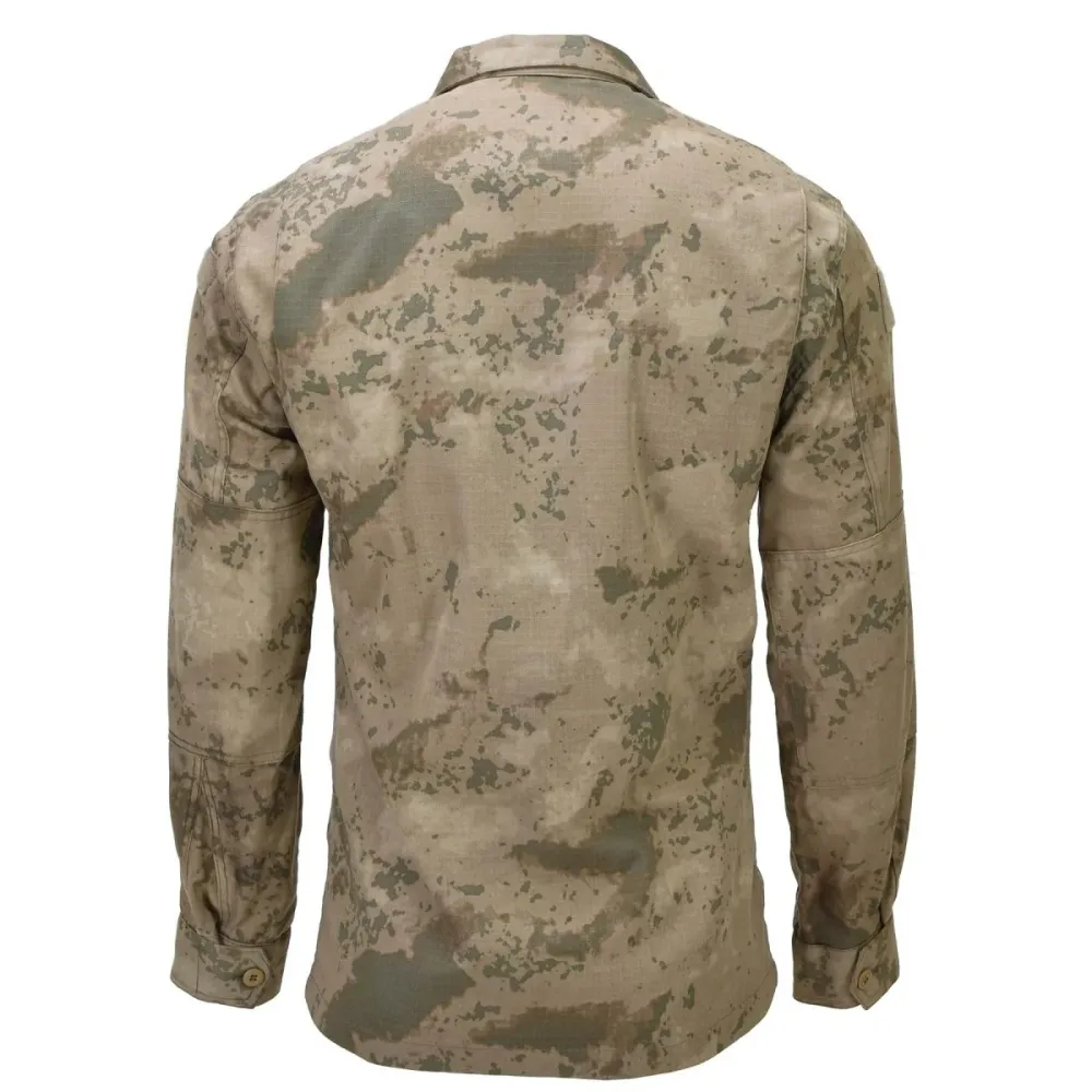 Veste uniforme de l'armée turque vrai Ripstop Renforced coudes M2018 Camo