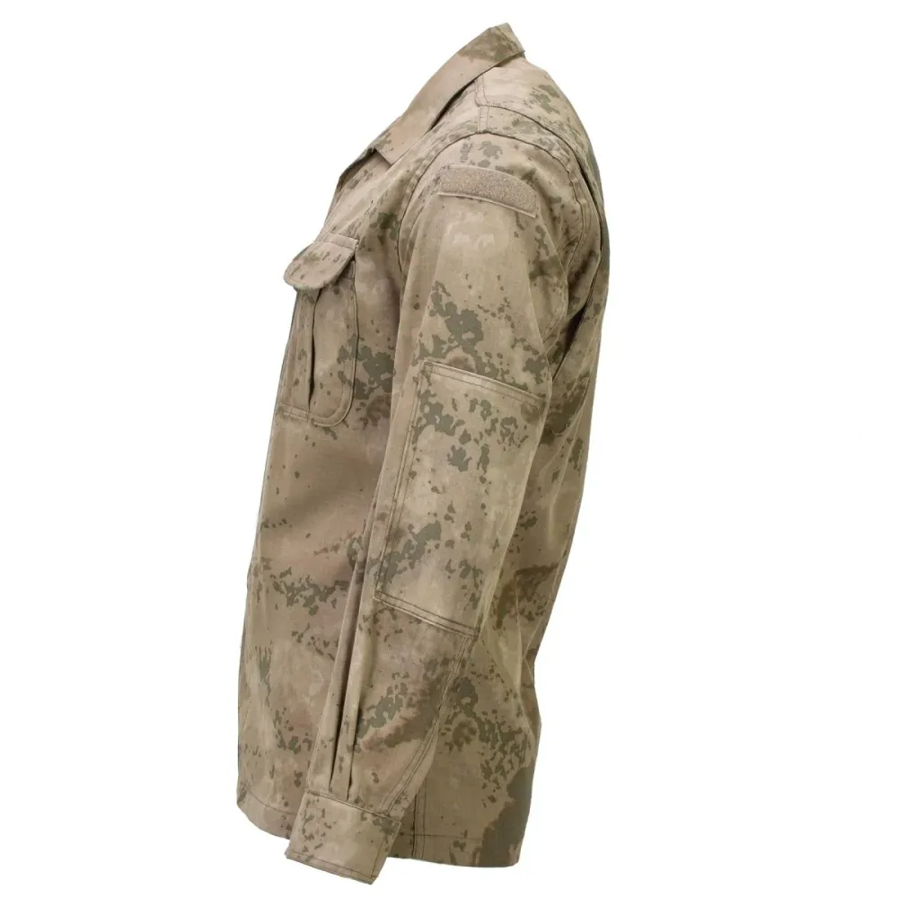 Veste uniforme de l'armée turque vrai Ripstop Renforced coudes M2018 Camo