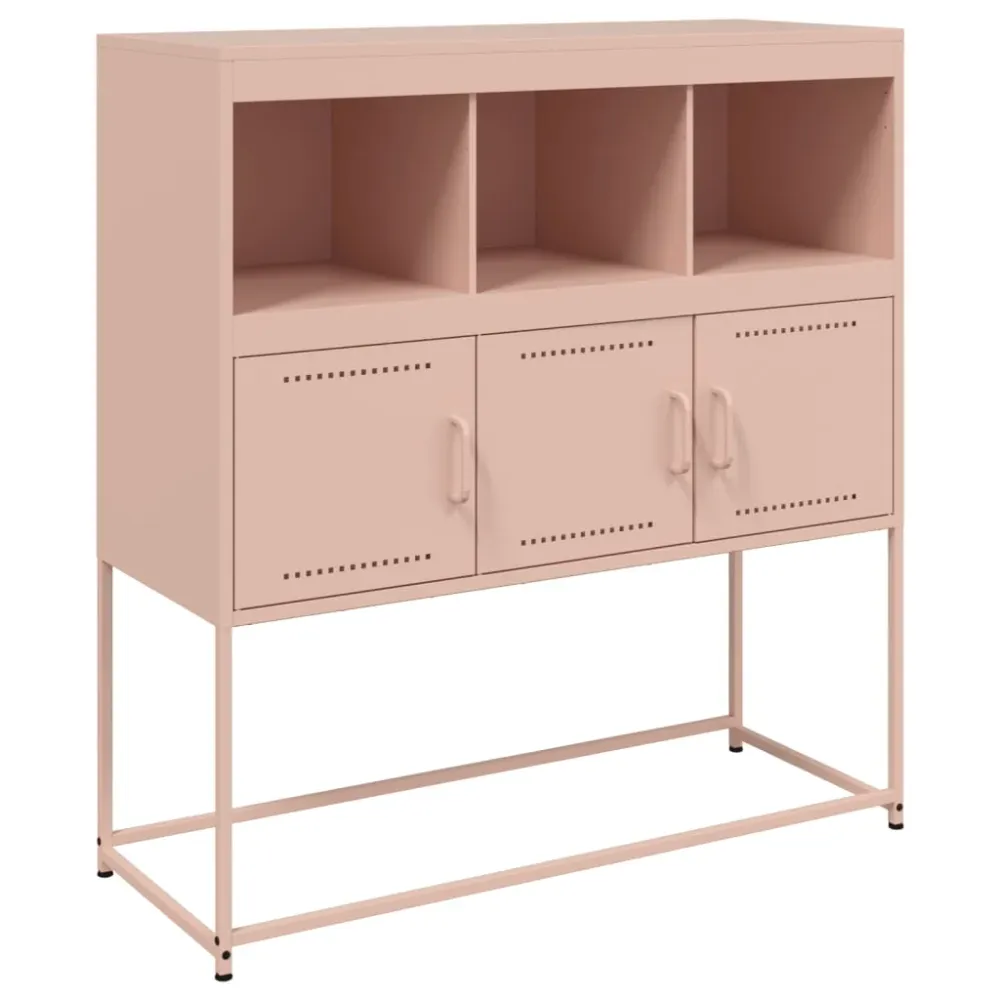 Bac à linge Buffet bahut commode armoire meuble de rangement organisateur cuisine salle de séjour salon 100,5 x 39 x 107 c...