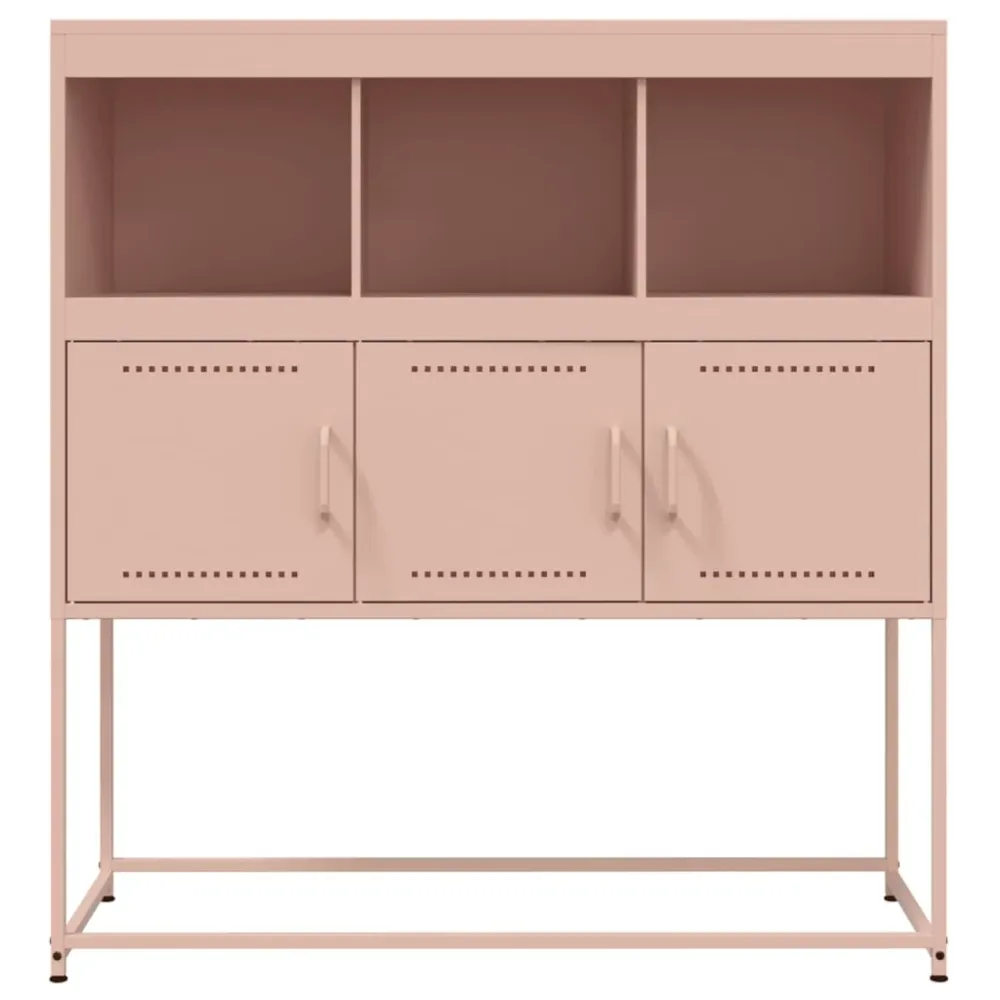 Bac à linge Buffet bahut commode armoire meuble de rangement organisateur cuisine salle de séjour salon 100,5 x 39 x 107 c...
