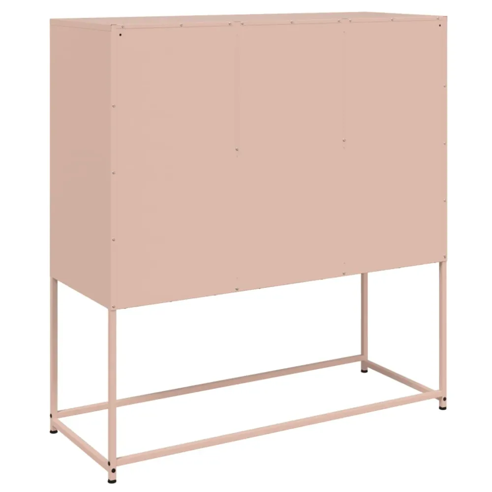 Bac à linge Buffet bahut commode armoire meuble de rangement organisateur cuisine salle de séjour salon 100,5 x 39 x 107 c...