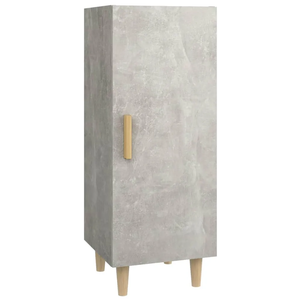 Buffet bahut commode armoire meuble de rangement organisateur cuisine salle de séjour salon 34,5 x 34 x 90 cm bois d'ingén...