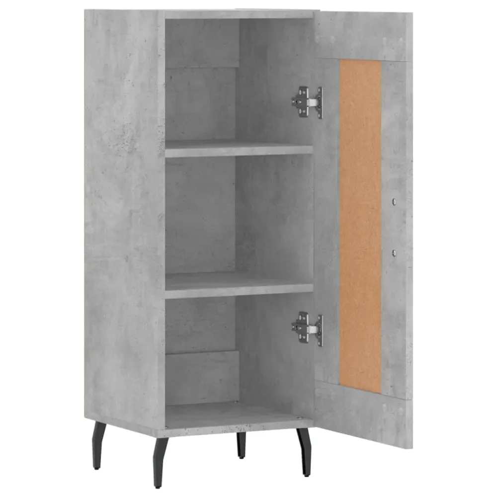 Buffet bahut commode armoire meuble de rangement organisateur cuisine salle de séjour salon 34,5 x 34 x 90 cm bois d'ingén...
