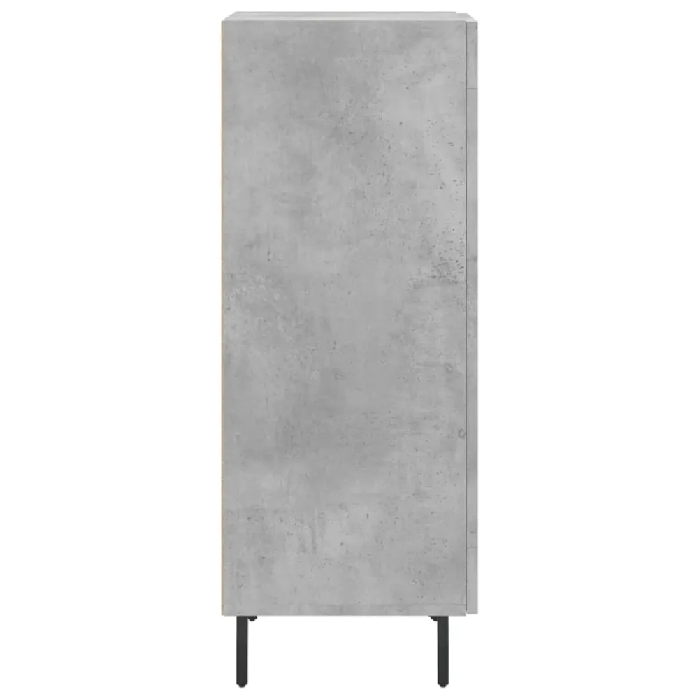 Buffet bahut commode armoire meuble de rangement organisateur cuisine salle de séjour salon 34,5 x 34 x 90 cm bois d'ingén...