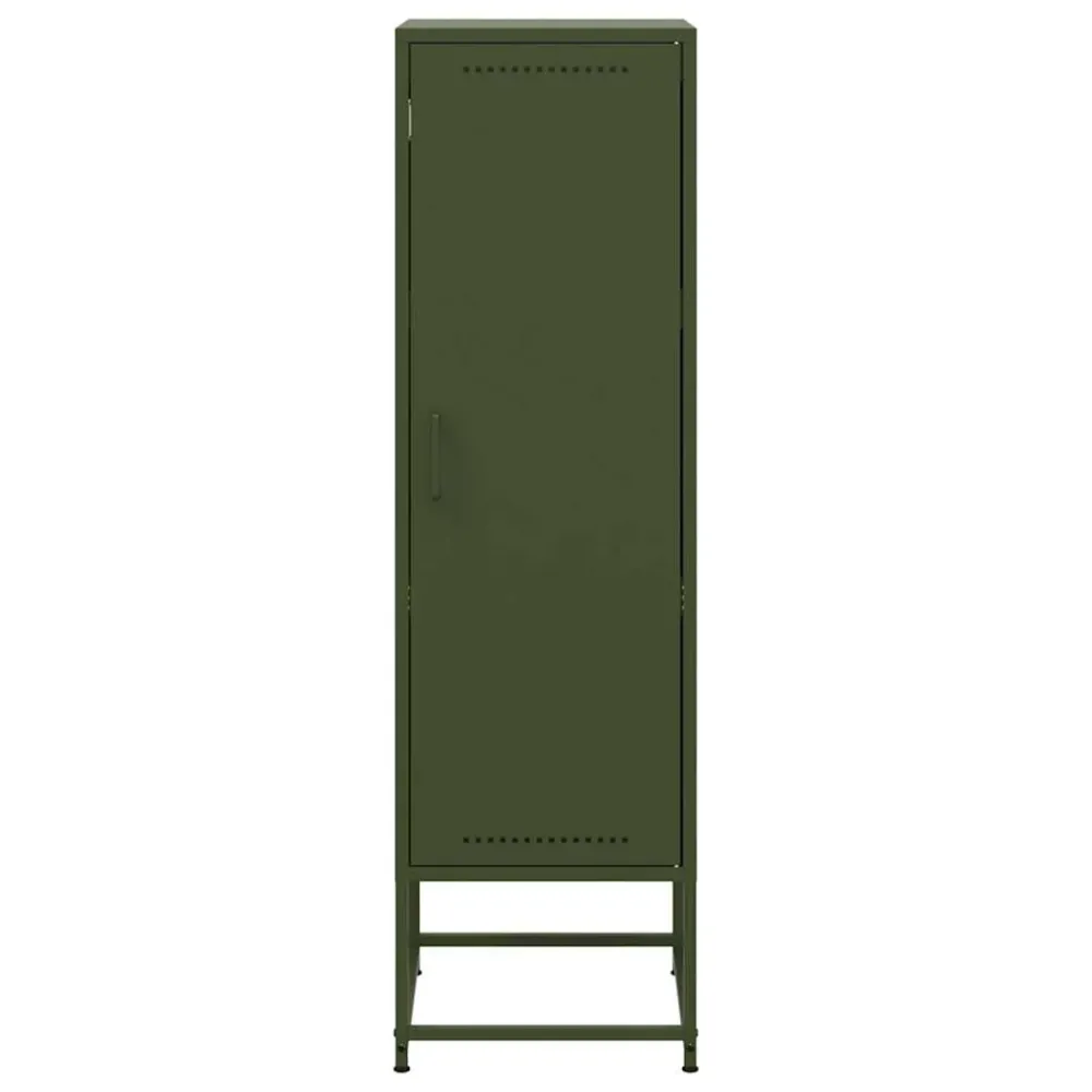 Certifié NF Buffet bahut commode armoire meuble de rangement organisateur cuisine salle de séjour salon olive 36 x 39 x 12...