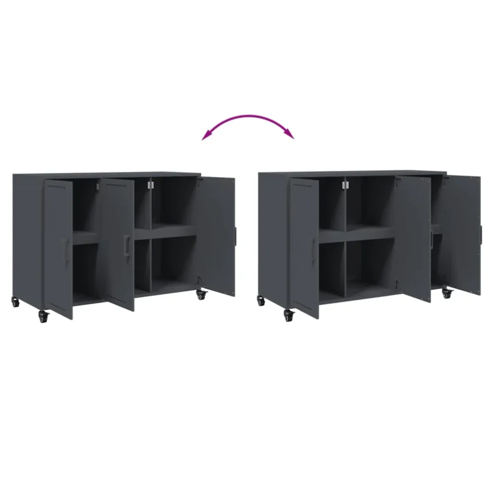Support de séchage Buffet bahut commode armoire meuble de rangement organisateur cuisine salle de séjour salon 100,5 x 39...