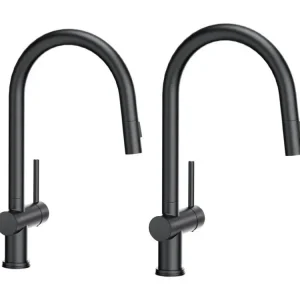 2PCS CECIPA MAX Mitigeur de Cuisine avec Douchette Extractible Robinet de Cuisine avec 2 Types de Jet D'eau Robinet d...