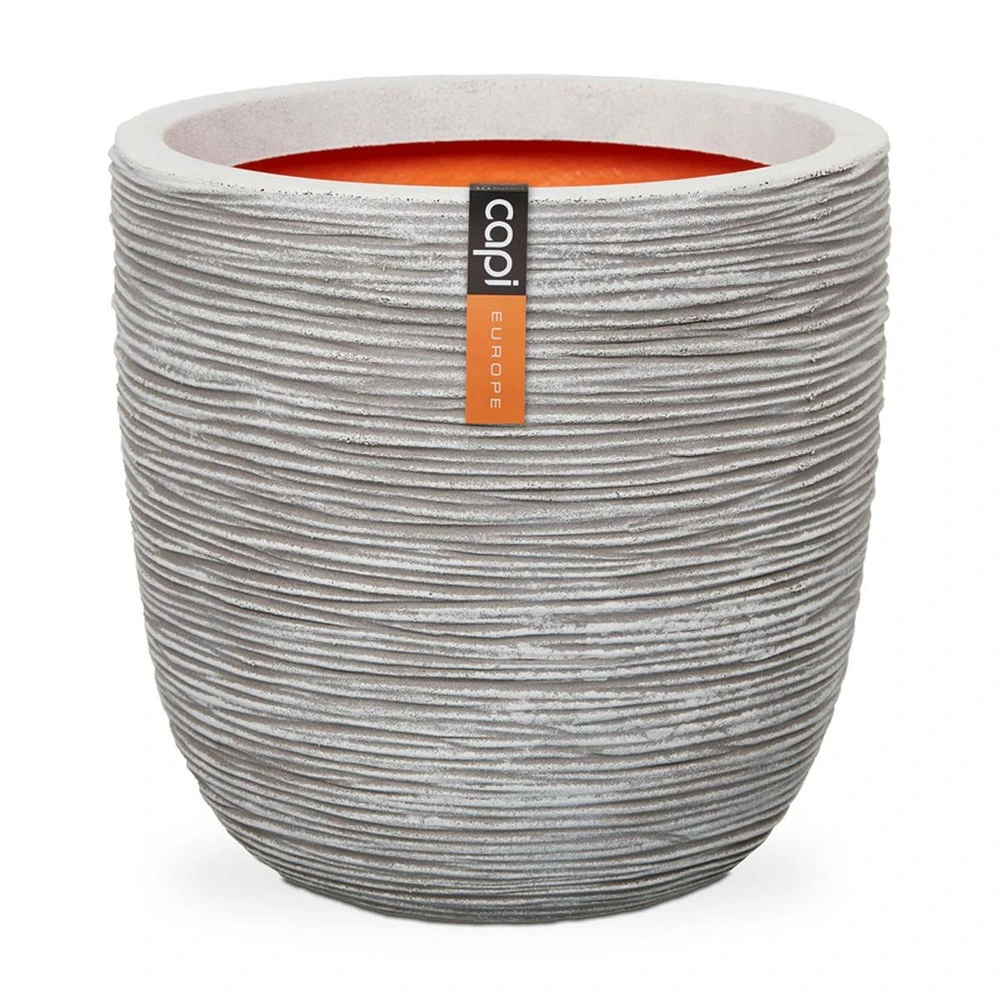 Bac rib top qualité int/ext. Eggpot 35x34 cm sable - dimhaut: h 34 cm - couleur: