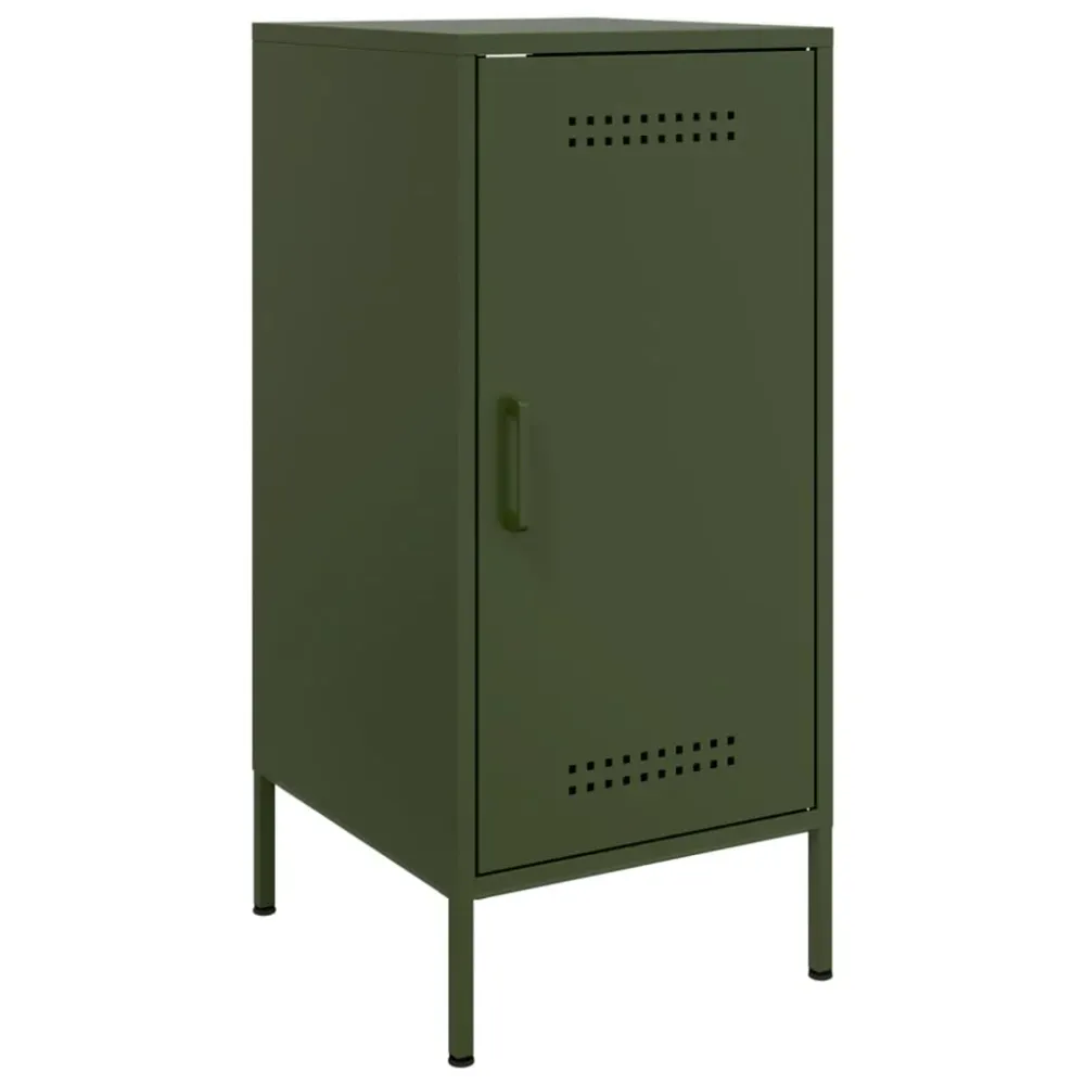 Buffet bahut commode armoire meuble de rangement organisateur cuisine salle de séjour salons lot de 2 olive 36 x 39 x 79 c...