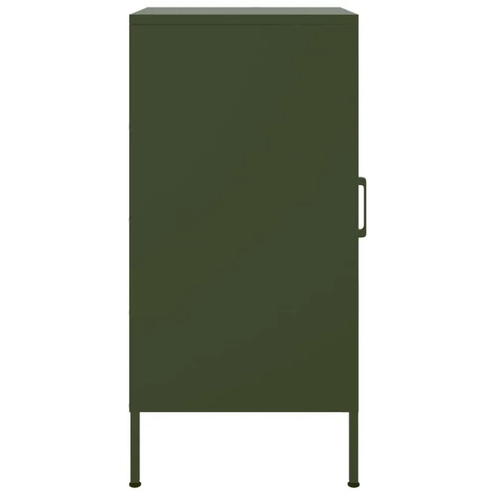 Buffet bahut commode armoire meuble de rangement organisateur cuisine salle de séjour salons lot de 2 olive 36 x 39 x 79 c...