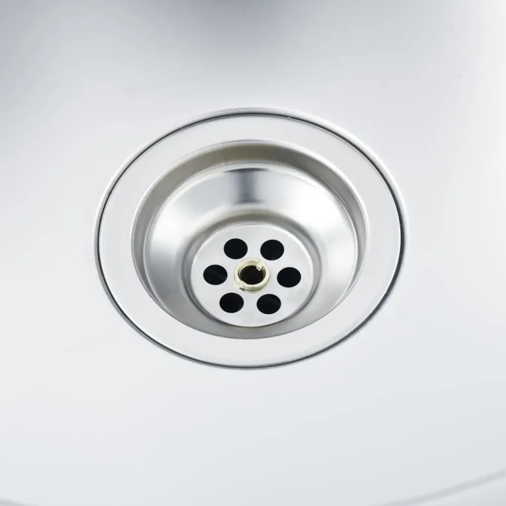 Evier de cuisine à deux fois lavabo evier encastré lavabo de cuisine lavabo encastré maison intérieur argenté 120 x 50 cm...