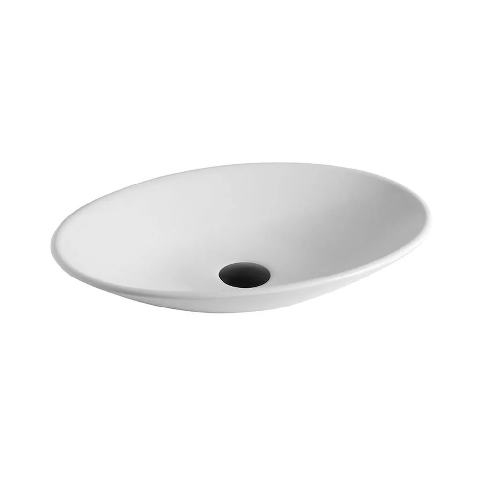 Lavabo de salle de bain en céramique 510 x 355 x 90 mm