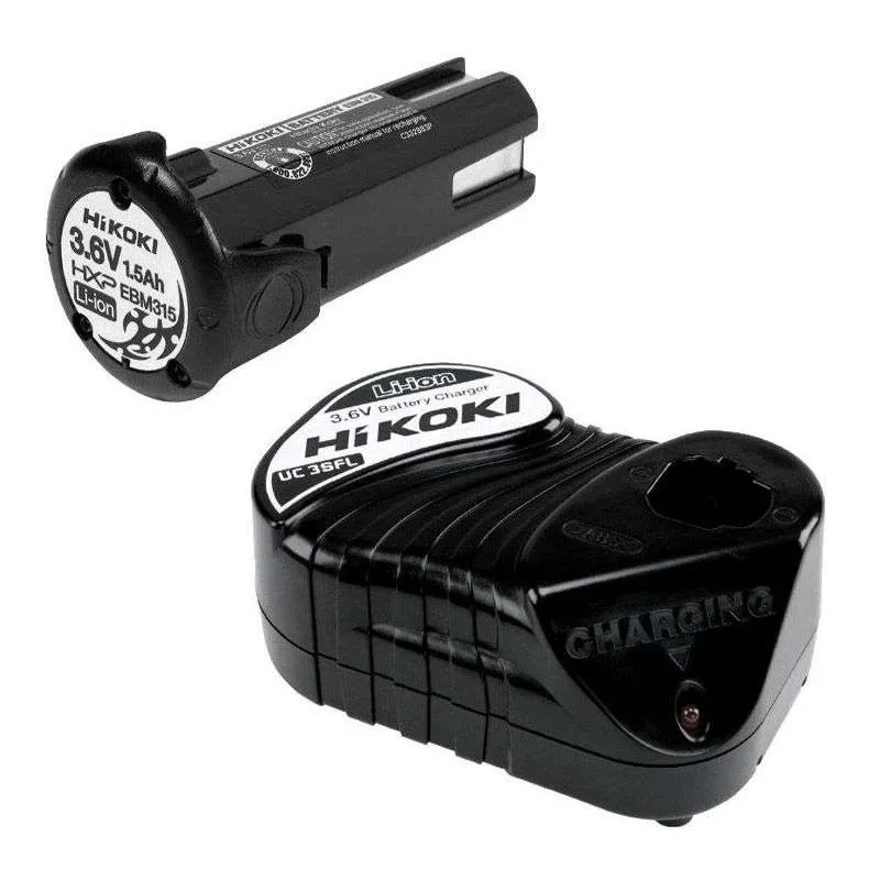 Tournevis HIKOKI DB3DL2WCZ de 3,6 V Li-ion HXP 1,5 Ah