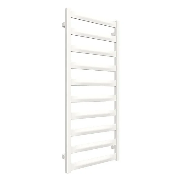 Sèche-serviette électrique blanc de 1390mm de haut et 600mm de spacieux - 600 Watt - VIV1390/600E1B