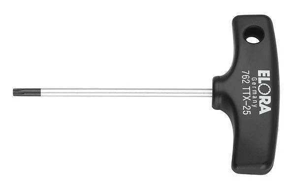 Visseuse ELORA Tamper-TORX® avec poignée en T 762TTX taille: 27 mm 0762010275100 acquérir à bas prix